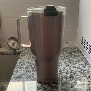 Sleek Purple Travel Mug with Handle
